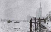 Claude Monet The Thames and Parliament France oil painting artist